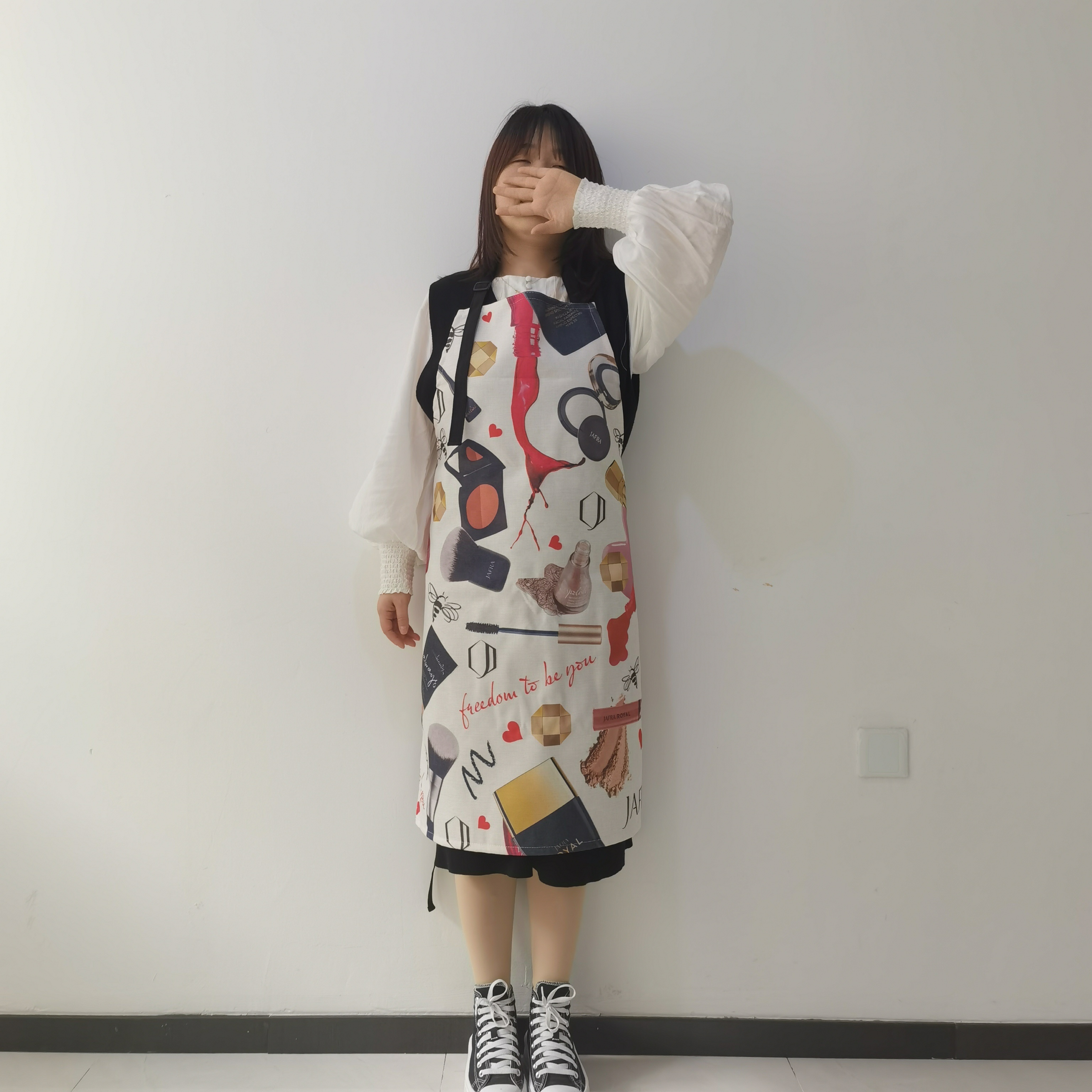 Custom Print logo Beauty Cosmetology Makeup Aprons Nail Tech Polish Salon Apron
