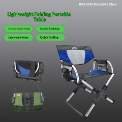Brother Jetton BRS-D3A Satchel Director's Chair Field Fishing Portable Folding Aluminum Alloy Beach Outdoor Furniture