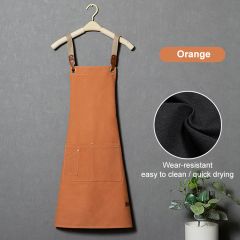 Sale Apron Canvas Well-made Durable Canvas Apron Wear-resistant Waterproof Canvas Apron with Custom logo