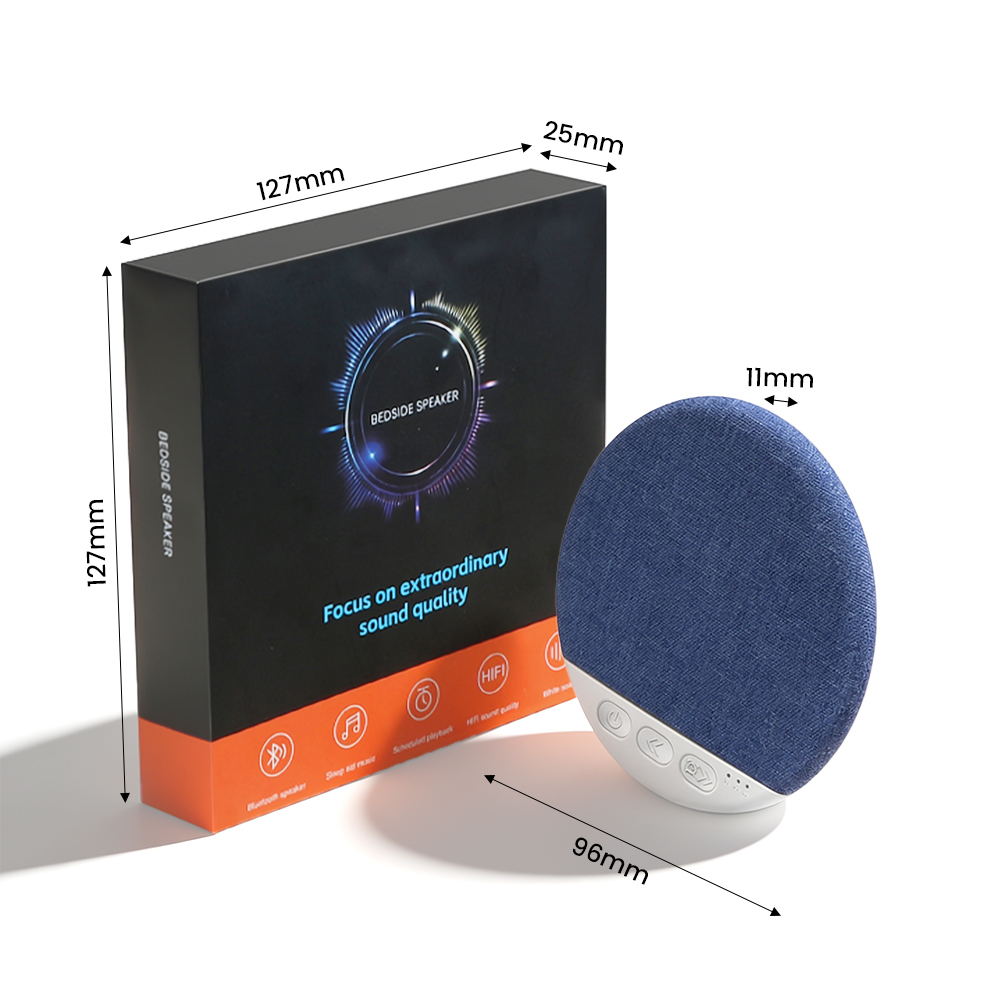 2026 New Bluetooth Sleep Pillow Speaker Wireless White Noise Pillow Speaker with Timer Ultra-Thin Sleep Speaker