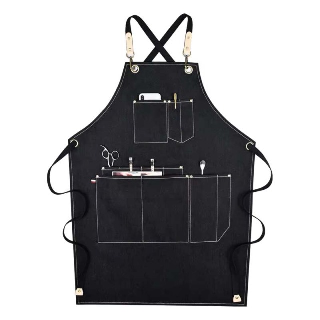 Professional Barber Apron Adults Hair Cutting Salon Aprons for Hairdresser Men Women Canvas Barber Aprons