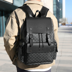 Factory Wholesales High Quality Cheap Price Waterproof PU Leather Custom logo Laptop Backpacks Business School Backpacks