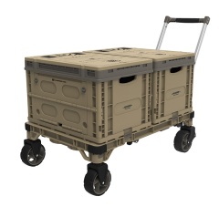 Khaki Cart Table Set