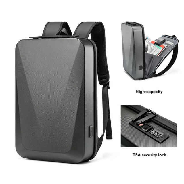 Factory New Wholesale Men Bag Laptop School Hard Shell Anti Theft Bagpack Usb Waterproof Mochila Bag Laptop Backpack