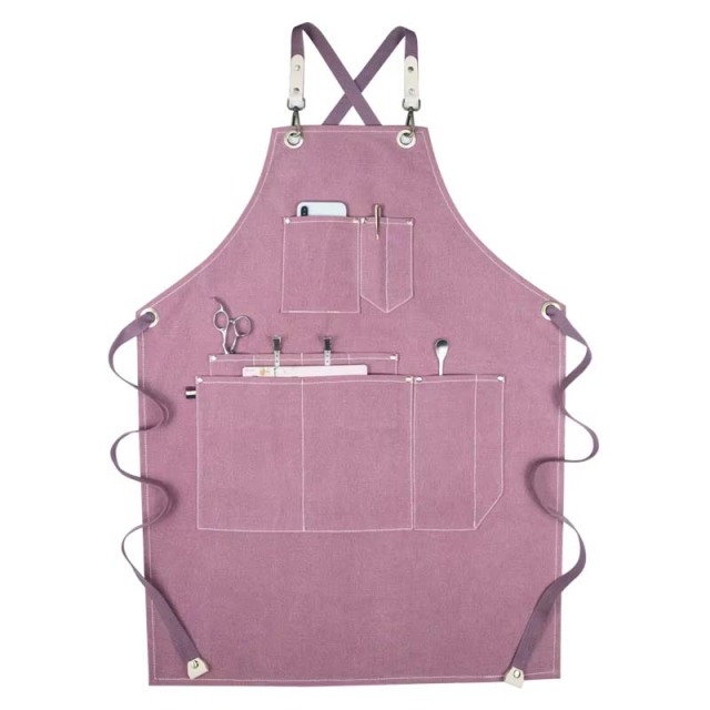 Professional Barber Apron Adults Hair Cutting Salon Aprons for Hairdresser Men Women Canvas Barber Aprons