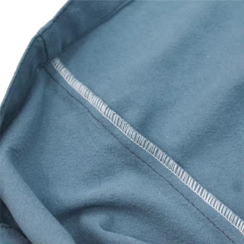 Wholesale Recycled Heavy Duty Canvas Tote Bag Letter Pattern Long Ribbon Rope Customized Offset Print Medium Screen Plain Cotton