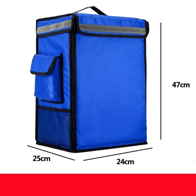 Custom Waterproof Insulation Folding Bicycle Motorcycle Commercial Pizza Food Delivery Backpack Bag