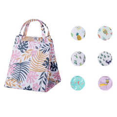 High Quality Large Women's Portable Oxford Cooler Bag Freezable and Foldable for Lunch Storage