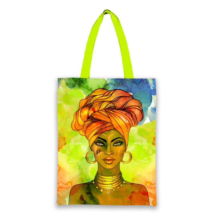 New Design Reusable Custom Logo Printed Organic Burlap Polyester Canvas Tote Bag