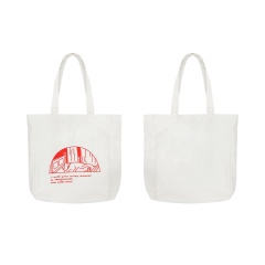 Texupday Promotion Foldable Reusable Eco Cotton Canvas Shopping Tote Bag With Custom Logo