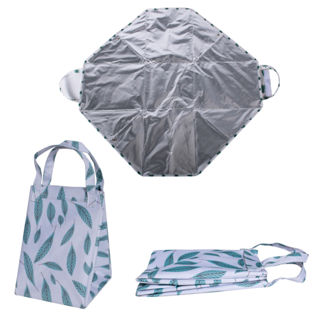 High Quality Large Women's Portable Oxford Cooler Bag Freezable and Foldable for Lunch Storage
