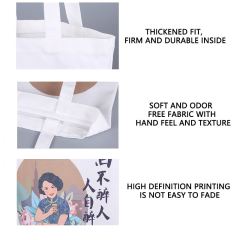 Promotional Personalized Blank Plain Cotton Canvas Bags Reusable Shopping Cotton Tote Bags With Custom Printed Logo