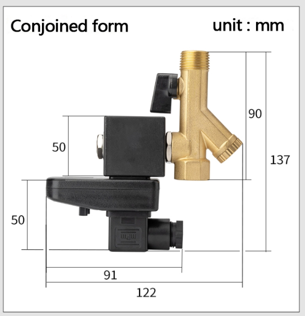 Electronic drain valve