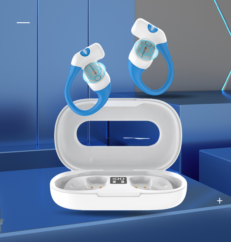 Headphone 7 hrs Working Time Blue tooth V5.3 Comfortable To Wear Ear Clip Type TWS Earphone