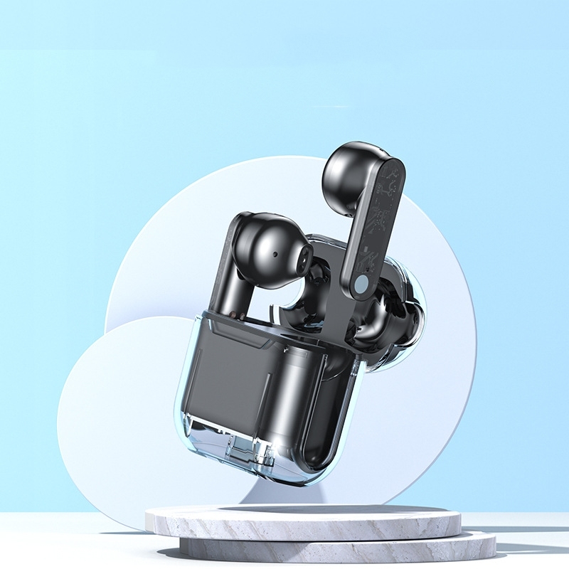 TM10 Bluetooth Earphones sports Trend Play Wireless TWS Bluetooth Transparent New Style