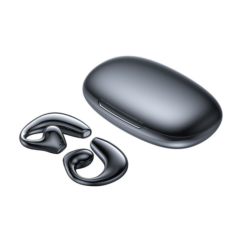 Ear Clip Air Conduction Wireless Hi-fi sound handfree for mobile Sports Open Ear Hook Bluetooth v5.3 Headphones earphone