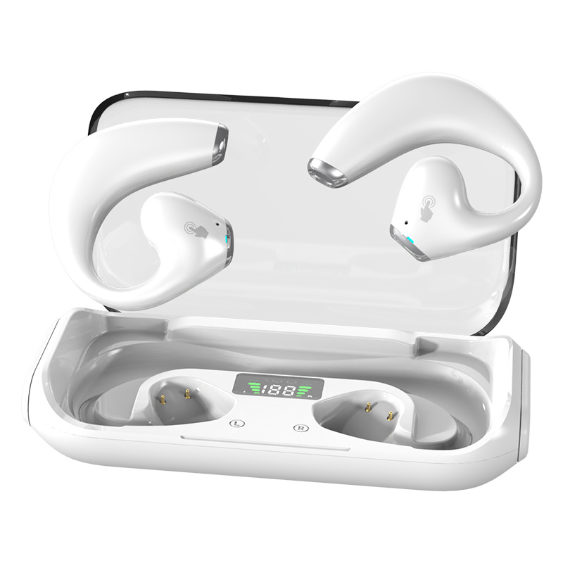 Ear Hanging TWS Wireless True Stereo Earphones IPX5 Waterproof 5.3 Sport Hifi Sound Earbbuds