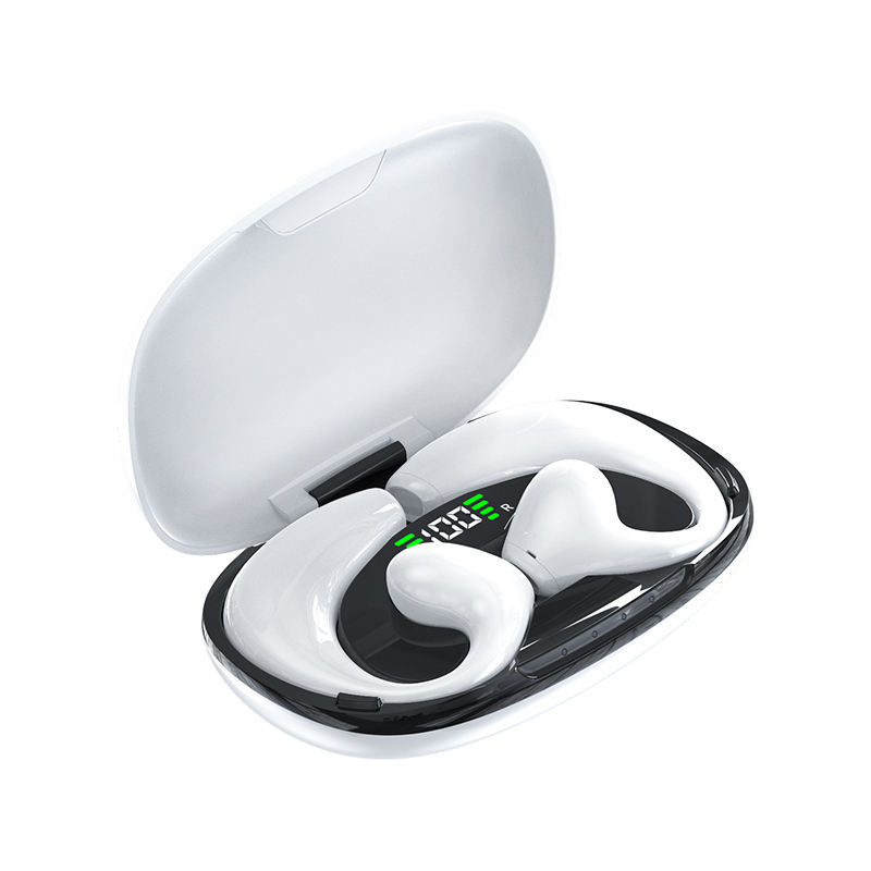 Ear Clip Air Conduction Wireless Hi-fi sound handfree for mobile Sports Open Ear Hook Bluetooth v5.3 Headphones earphone