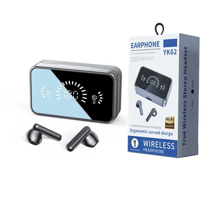 Hot Selling HD Mirror Tws S20 In-ear Wireless BT Earphones Sport Earbud