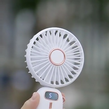 USB Rechargeable Desktop Table Fan  Stand Air Cooler Hand Held Electric Small Handheld Portable Mini Fan