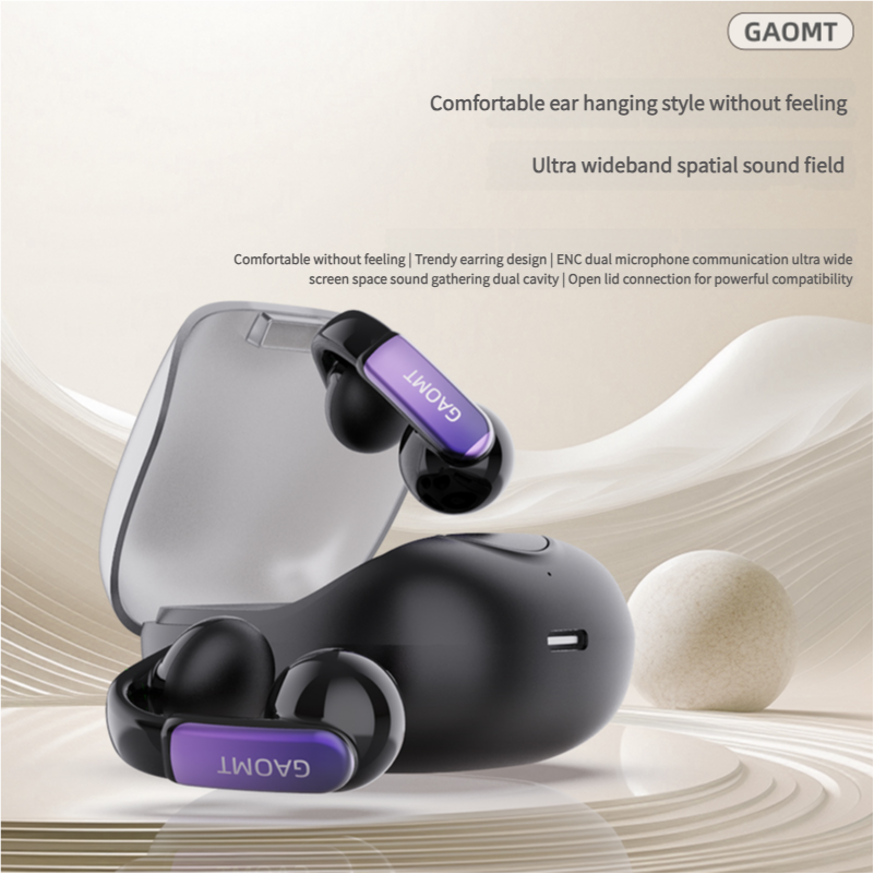 Voice Assistant BT Earphones G125 Stereo Sound Touch Control OWS In-ear Type