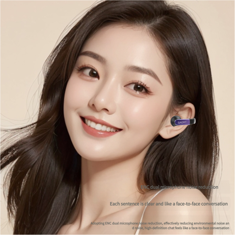 Voice Assistant BT Earphones G125 Stereo Sound Touch Control OWS In-ear Type