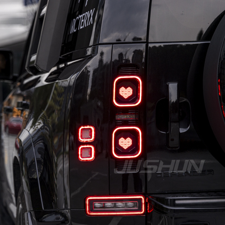 Подходит для 20-25 Land Rover новый Defender задние фонари в сборе модификации OLED переменной светодиодные ходовые огни поворот предупредительные огни