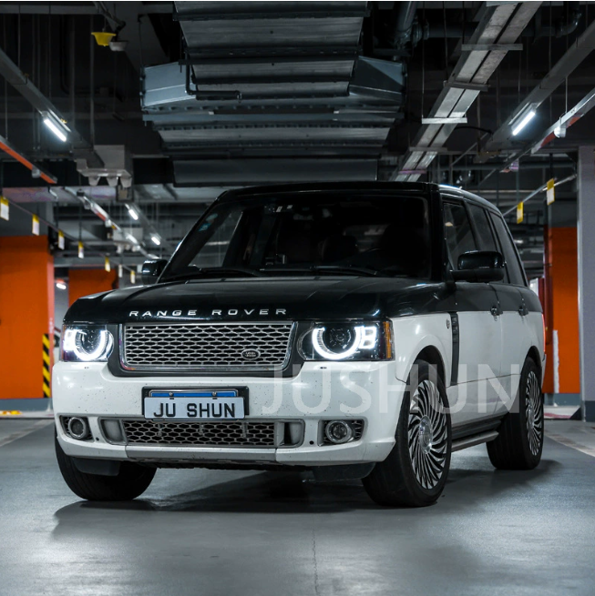 Применимо к 10-12 моделям Land Rover Range Rover исполнительной фары в сборе модификации Defender модели светодиодные дневные ходовые огни рулевой линзы