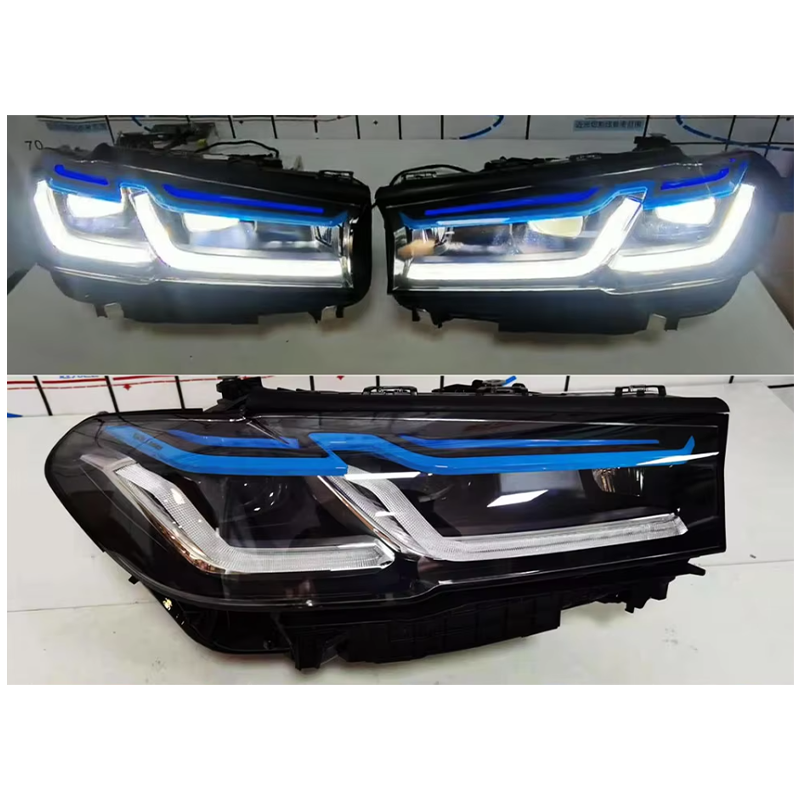 Kabeer US Warehouse Headlight for BMW 5 G30 G31 G38 F90 M5 Facelift Retrofit to Laser Headlight 2022 M Version 523i 525i 528Li