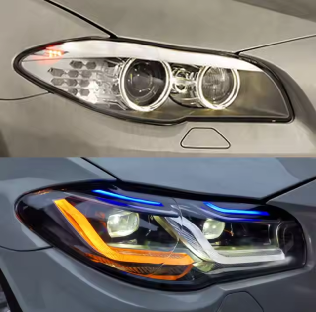Kabeer US Warehouse F10 LED Headlight for BMW 520i 2010 2014 F10 F18 Xenon Hid Upgrade to M5 F90 L DRL LED Headlight