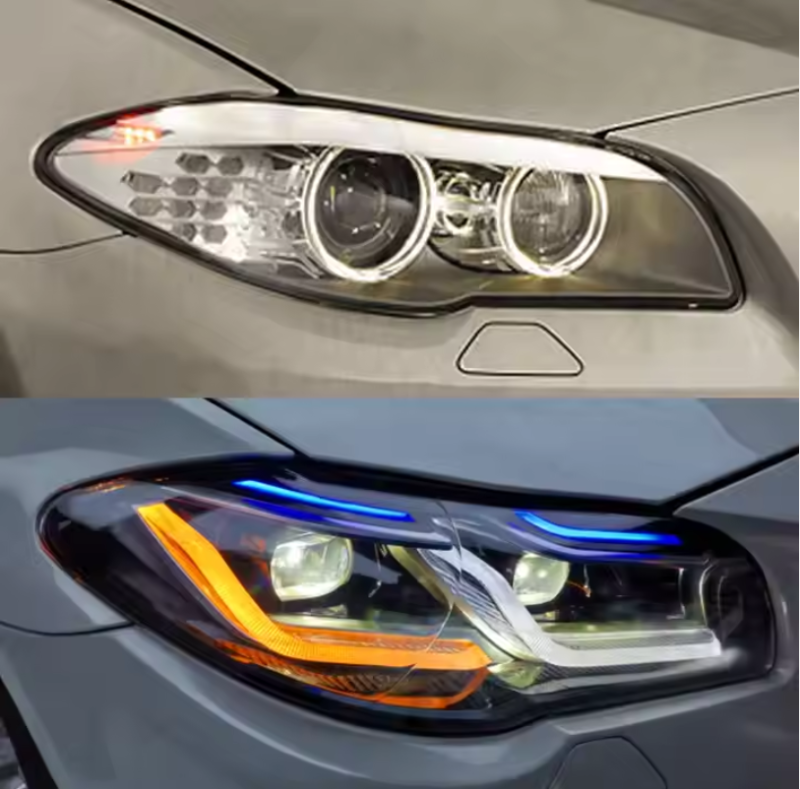 Kabeer US Warehouse F10 LED Headlight for BMW 520i 2010 2014 F10 F18 Xenon Hid Upgrade to M5 F90 L DRL LED Headlight
