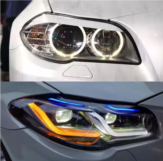 Kabeer US Warehouse F10 LED Headlight for BMW 520i 2010 2014 F10 F18 Xenon Hid Upgrade to M5 F90 L DRL LED Headlight