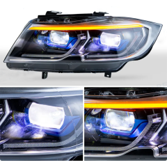 Full Multibeam LED Headlights Suitable for BMW E90 E91 E92 Halogen Xenon Modified Headlight Upgrade Head Lamp