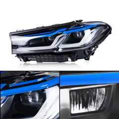 Kabeer US Warehouse Headlight for BMW 5 G30 G31 G38 F90 M5 Facelift Retrofit to Laser Headlight 2022 M Version 523i 525i 528Li