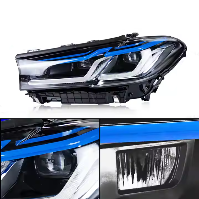 Kabeer US Warehouse Headlight for BMW 5 G30 G31 G38 F90 M5 Facelift Retrofit to Laser Headlight 2022 M Version 523i 525i 528Li