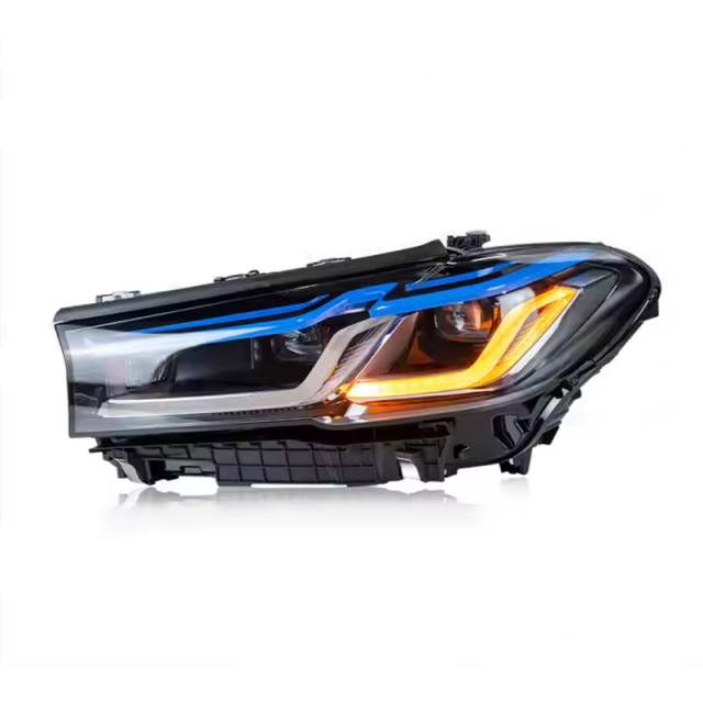 Kabeer US Warehouse Headlight for BMW 5 G30 G31 G38 F90 M5 Facelift Retrofit to Laser Headlight 2022 M Version 523i 525i 528Li