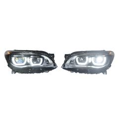 Kabeer US Warehouse F01 LED Headlight for BMW 7 2010-2014 F02 Xenon Hid Car Upgrade to FULL LED Angle Eye LCI Facelift Version