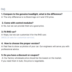 F10 Headlight Fit for BMW 5 Series 2010 F10 F18 Headlight 520 525 530 540 OEM 63117271911/63117271912 2010-2013 AFS Adaptive