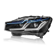 Modified F25 Headlight for BMW X3 Series 2009-2016 F25 Xenon Headlight Upgrade to LED Blue Laser Version Front Light Headlight