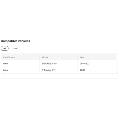 F10 Headlight Fit for BMW 5 Series 2010 F10 F18 Headlight 520 525 530 540 OEM 63117271911/63117271912 2010-2013 AFS Adaptive