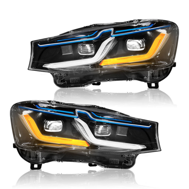Modified F25 Headlight for BMW X3 Series 2009-2016 F25 Xenon Headlight Upgrade to LED Blue Laser Version Front Light Headlight