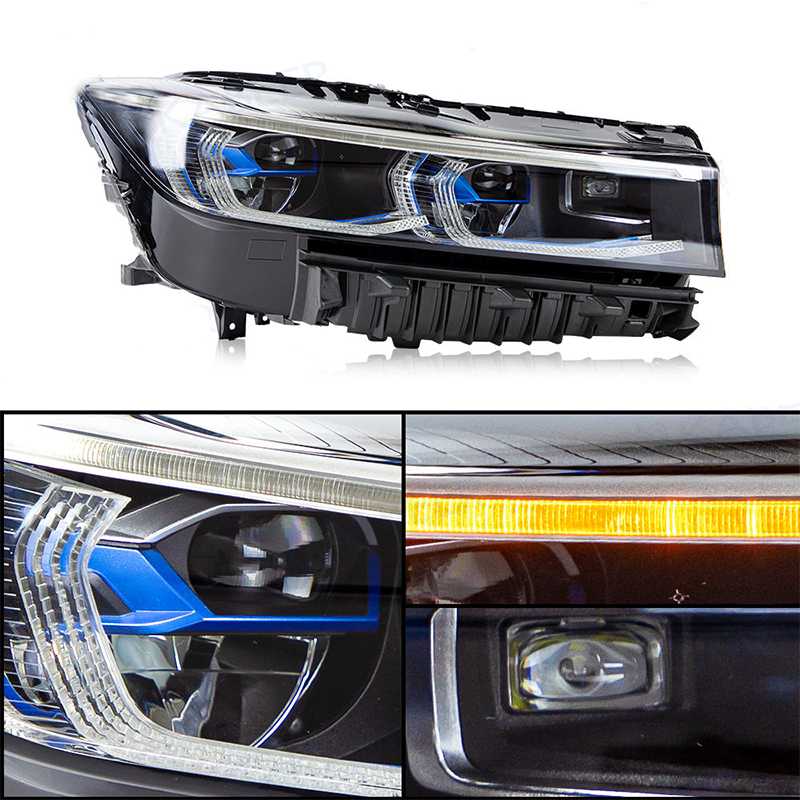 Kabeer G11 Modified Laser Headlight for BMW 2016-2018 G11 G12 730Li 740Li 750Li LED Upgrade to Laser Version