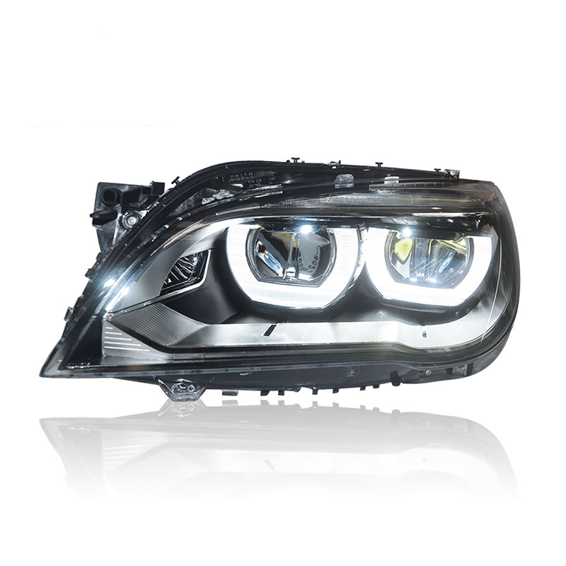Kabeer US Warehouse F01 LED Headlight for BMW 7 2010-2014 F02 Xenon Hid Car Upgrade to FULL LED Angle Eye LCI Facelift Version