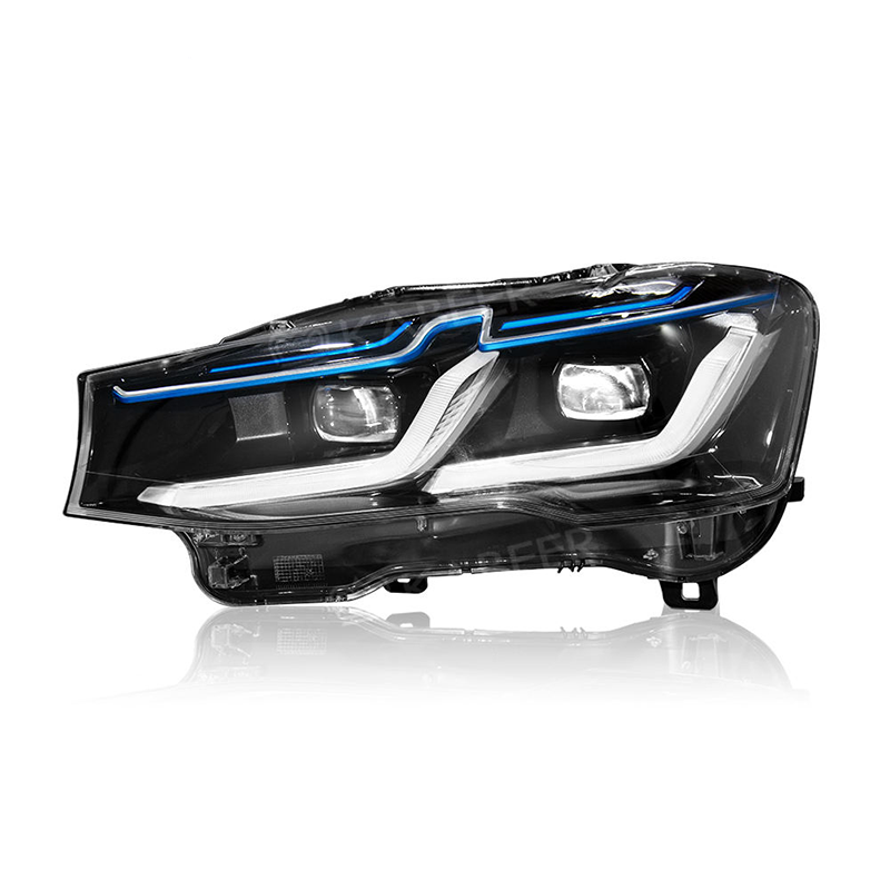 Modified F25 Headlight for BMW X3 Series 2009-2016 F25 Xenon Headlight Upgrade to LED Blue Laser Version Front Light Headlight