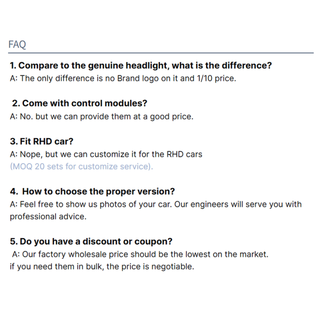 Kabeer F10 Headlight Fit for BMW 5 Series 2014 F10 F18 Headlight 520 525 530 540 OEM 201-2017 AFS Adaptive