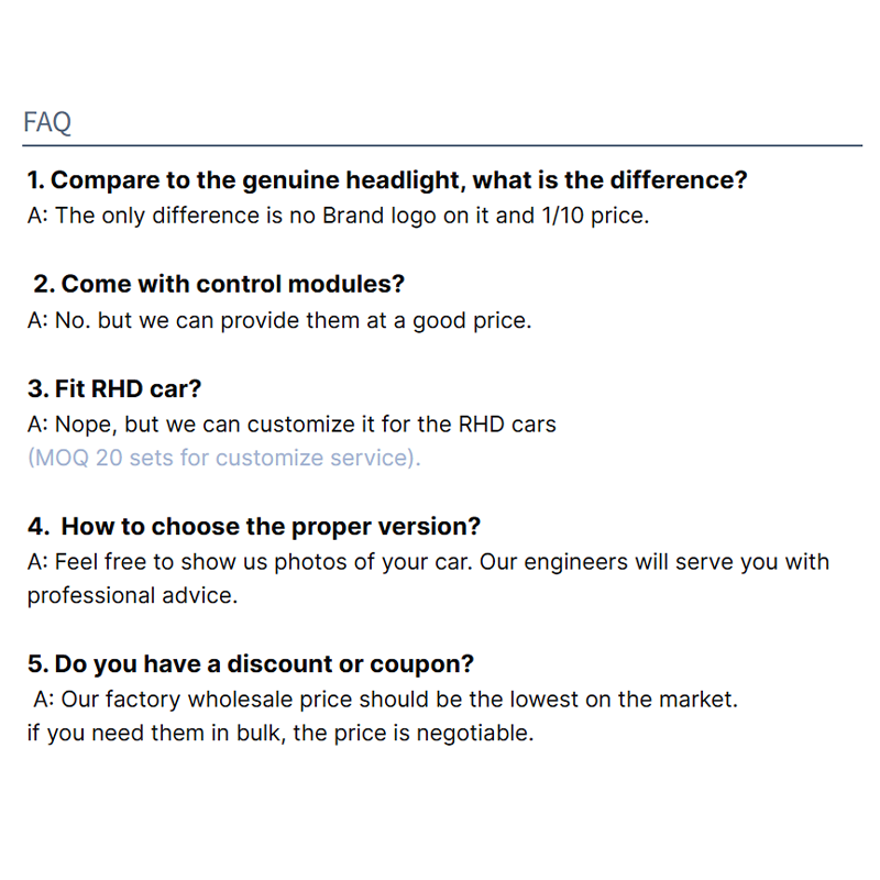 Kabeer F10 Headlight Fit for BMW 5 Series 2014 F10 F18 Headlight 520 525 530 540 OEM 201-2017 AFS Adaptive