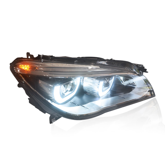 Kabeer US Warehouse F01 LED Headlight for BMW 7 2010-2014 F02 Xenon Hid Car Upgrade to FULL LED Angle Eye LCI Facelift Version
