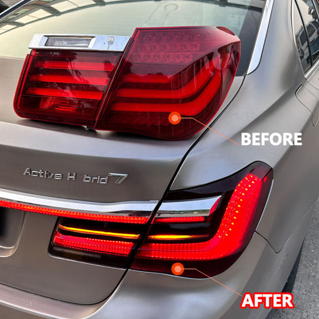 Modified F01 Tail Light for BMW 7 Series F01 F02 2010-2015 Car to Upgrade to G11 Style Rear Light
