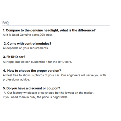 Kabeer US Spec 2020 G30 Headlight for BMW 5 Series2020 G38 F90 G30LED Headlight American Version