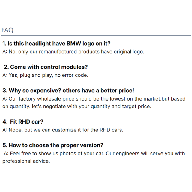 Full Multibeam LED Headlights Suitable for BMW E90 E91 E92 Halogen Xenon Modified Headlight Upgrade Head Lamp